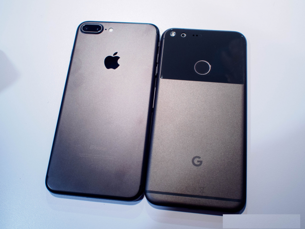 google-pixel-ve-iphone-7