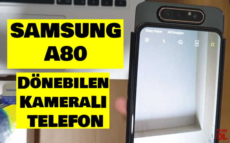 Samsung Galaxy A80 inceleme VİDEO