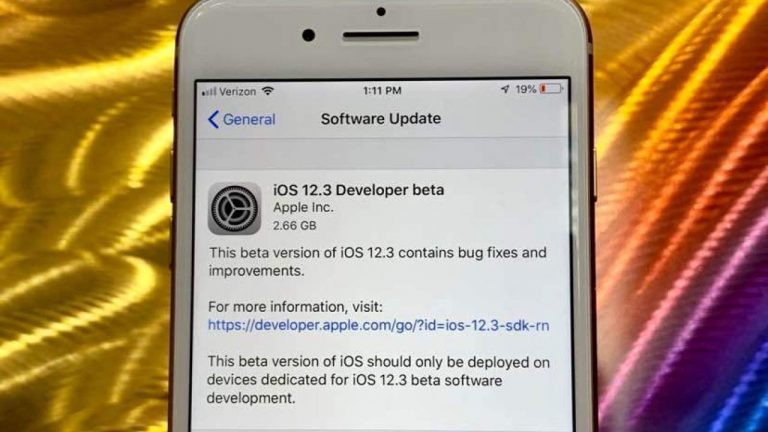 iOS 12.3 Beta 1 Geliştiriciler için yayınlandı