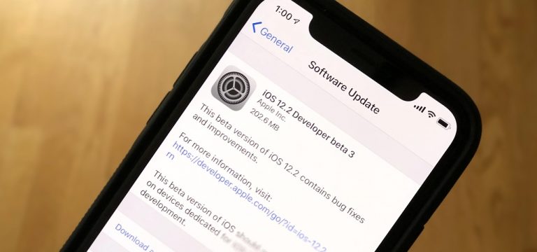 Apple, iOS 12.2 beta 3 Güncellemesini Yayınladı