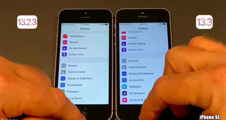 iOS 13.3 vs iOS 13.2.3 Hız Testi